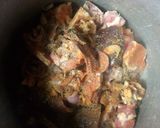 A picture of step 2 of Ogbono with okro soup.