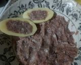 Une image de l'étape 4 de Pomme de terre farcie viande hachée.