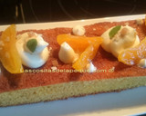 Foto del paso 3 de la receta: Bizcocho de naranja relleno de crema de chocolate blanco y yogur