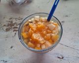 Foto del paso 5 de la receta: Ensalada de frutas navideña