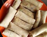 A picture of step 15 of Pastry spring rolls.