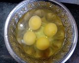 A picture of step 2 of Paneer Masala Omelette.