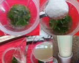 A picture of step 2 of Mint and lemon refresher.