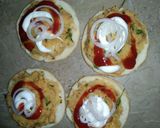 A picture of step 5 of Alu patty burger.