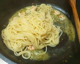 Pas rețetă Spaghetti cu creveți, în sos de lămâie 3 fotografie