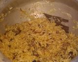 A picture of step 2 of Yarkand ka pulao.