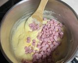 Une image de l'étape 3 de Macaronis aux dés de jambon.