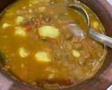 A picture of step 2 of Kala Chana Masala.