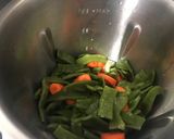 Foto del paso 2 de la receta Puré de zanahorias con judías verdes con la Monsieur cuisine