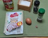 Foto del paso 1 de la receta 214. Tortilla con Pechuga Braseada