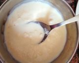 A picture of step 2 of Rabdi Malpua.