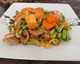 Foto langkah ke 6 dari resep Tumis Buncis Wortel Saus Tiram.