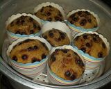 Foto langkah ke 6 dari resep Banana Muffin simpel cepet banget (no mixer, no oven).