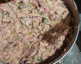 A picture of step 3 of Veg manchurian with rice.