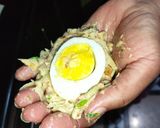 A picture of step 5 of Egg in Potato Nest 😋.