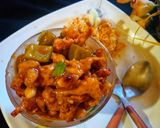 A picture of step 14 of Kung pao chicken.