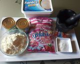 A picture of step 1 of Splash milkshake.