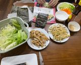 Hình bước làm 4 của món Kimbap healthy