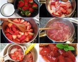A picture of step 1 of Oven-Caramelized Torrijas with Strawberry Compote and Muscat Wine (No Oil!).