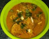 A picture of step 9 of Gatte Ki Sabji.