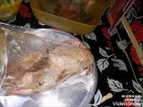 بطه في الكيس الحراري لحمها طري جداً وطعمها حكايه