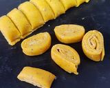 A picture of step 4 of Layered puri.