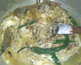 A picture of step 4 of Mutton yakhni pulao.