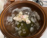 A picture of step 6 of Houtou Udon Noodle with Pumpkin Miso soup.