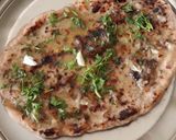 A picture of step 4 of Chessey garlic naan sticks.