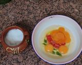 Foto del paso 3 de la receta Tortilla de coliflor rellena de queso 🧀