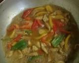 Creamy macarona with chicken (my own version) recipe step 2 photo