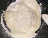 A picture of step 1 of Mithai roll with two main Ingredients.