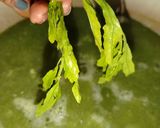 A picture of step 9 of Pozolillo (Green Pozole with Corn).