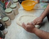 Φωτογραφία βήματος 8 της συνταγής Πίτσα με χειροποίητη ζύμη & σάλτσα. Αντώνης