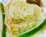 A picture of step 6 of Moong daal khichri.