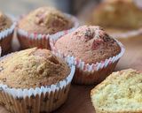 A picture of step 3 of Poppy Seeds Pink Vanilla Muffins (Luchtige muffins).