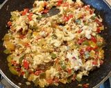 Foto del paso 6 de la receta: Burritos con pimientos y huevo 🌯🌯