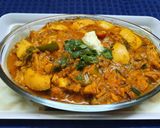 A picture of step 3 of Coconut Chicken Bharta.