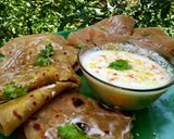 A picture of step 18 of Aloo kulcha (Amritsari kulcha).
