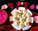 मनोहरा मलाई लडडू(manohara malai laddu recipe in Hindi) रेसिपी चरण 9 फोटो