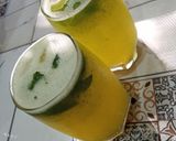 A picture of step 4 of Mint lemon cooler.