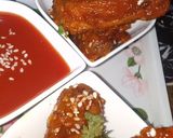 A picture of step 9 of Korean sticky chicken wings❤.