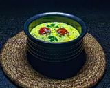 A picture of step 6 of Dahi Tikhari.