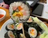 Hình bước làm 3 của món Kimbap nèee