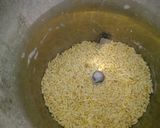 A picture of step 2 of Rice flour Laduu.