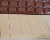 Foto del paso 3 de la receta: Trenza de hojaldre y chocolate en tableta
