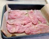 Sajtos-zöldséges csirkemell kocka recept fázis 1 fotója