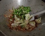 A picture of step 2 of Kadhai veg biryani.