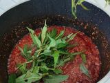 Ikan Tombak masak kari daun kesum