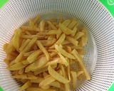 A picture of step 1 of Chips masala.